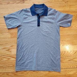 lululemon athletica Shirts - Lululemon Metal Vent Tech Polo contrast collar S lululemon athletica Shirts - Lululemon Metal Vent Tech Polo contrast collar S